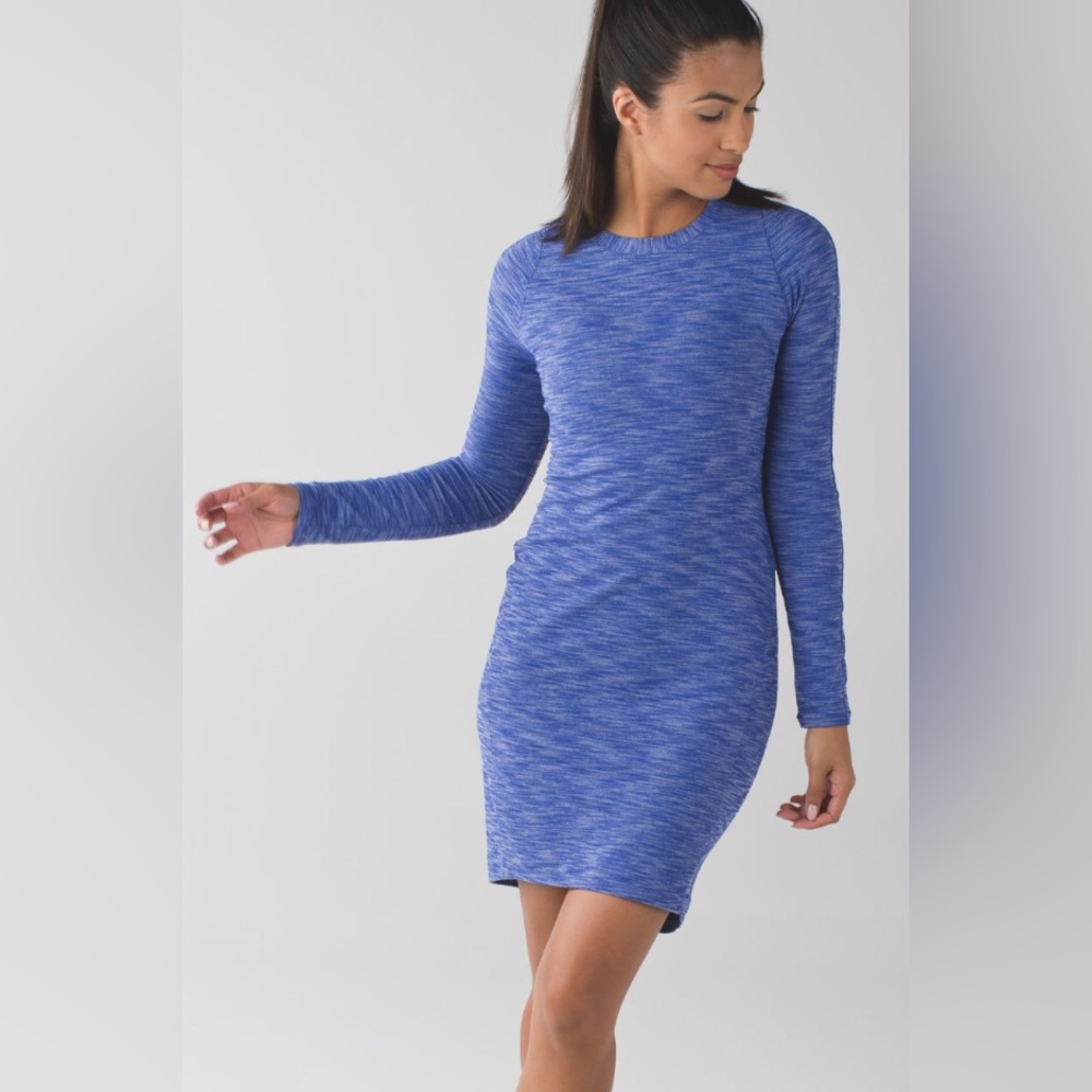 Lululemon &go Where-To Dress *Long Sleeve
Heathered Sapphire Blue EUC